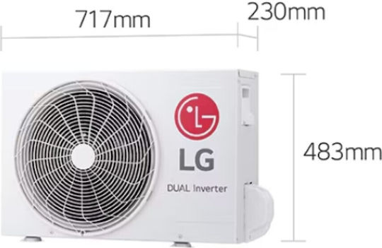 LG Ocean DualCool Aparat de Aer Condiționat Inverter 9000 BTU A++/A+ cu WiFi