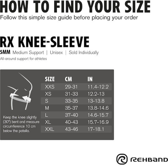 Rehband Наколенка 5 мм 1 бр