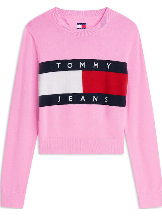 TJW Flag Crew Neck Women's Long Sleeve Cotton Sweater TJW Flag