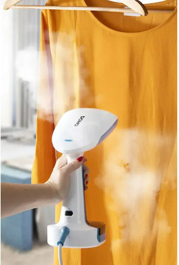 Domo Domo Bekleidungsdampfer Hand 1960W mit Wassertankkapazität 220ml Blau