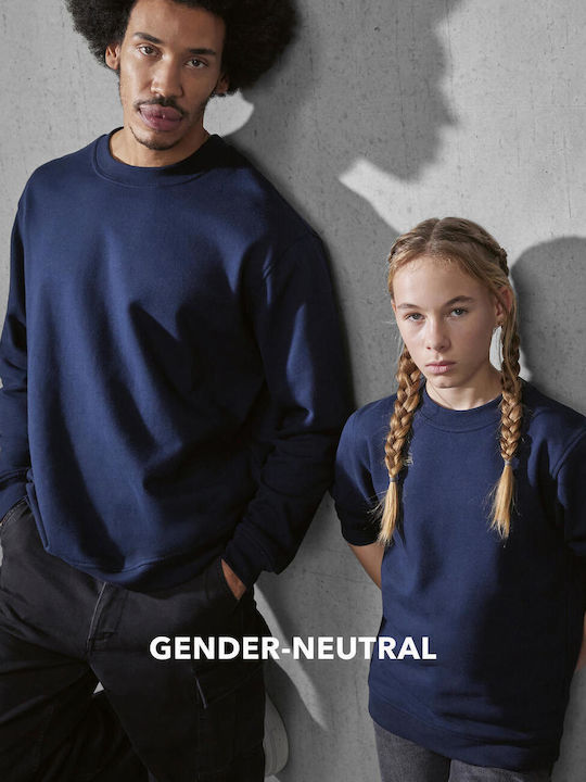 B&C Herren Werbebekleidung Langärmeliges Rot Sweatshirt