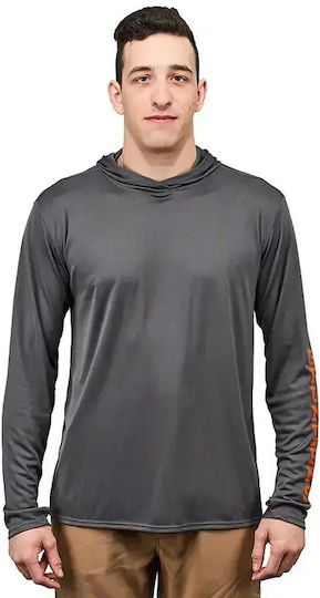 Риболовна блуза Grundens Tough Sun Hoodie Upf 50 Azure