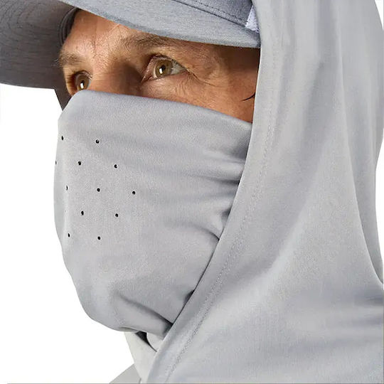 Риболовна блуза Grundens Tough Sun Masked Hoodie Upf 50+ Mist