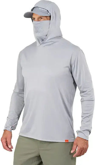 Риболовна блуза Grundens Tough Sun Masked Hoodie Upf 50+ Squall Camo