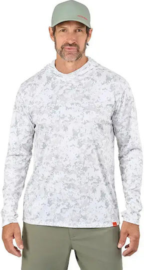 Риболовна блуза Grundens Tough Sun Masked Hoodie Upf 50+ Squall Camo