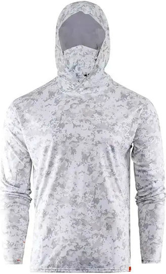 Риболовна блуза Grundens Tough Sun Masked Hoodie Upf 50+ Mist