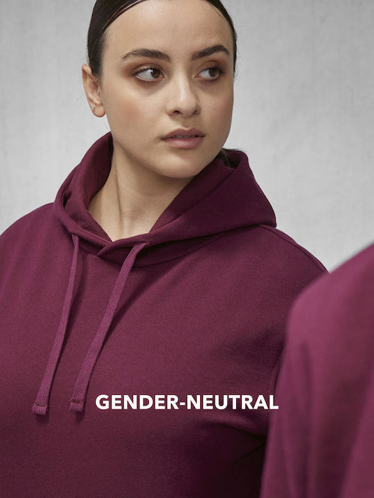B&C Herren Werbebekleidung Langärmeliges Rot Sweatshirt