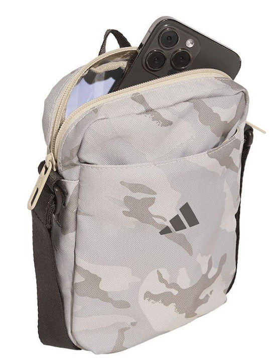Camo Graphic Org Men's Shoulder / Crossbody Bag Beige