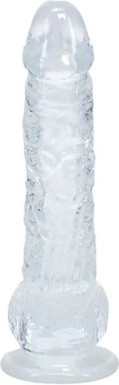 Shots Realistisches Dildo mit Hoden Transparent