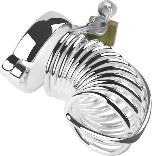 Stainless Steel Cock Cage 3 Interchangeable Rings