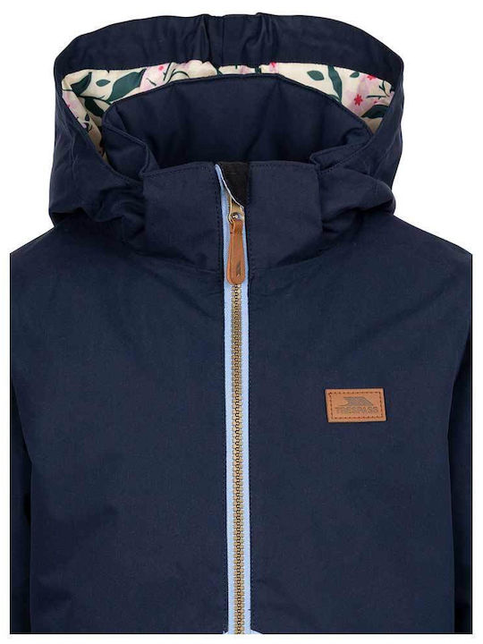 Waterproof Kids Casual Coat Long with Hood Cor