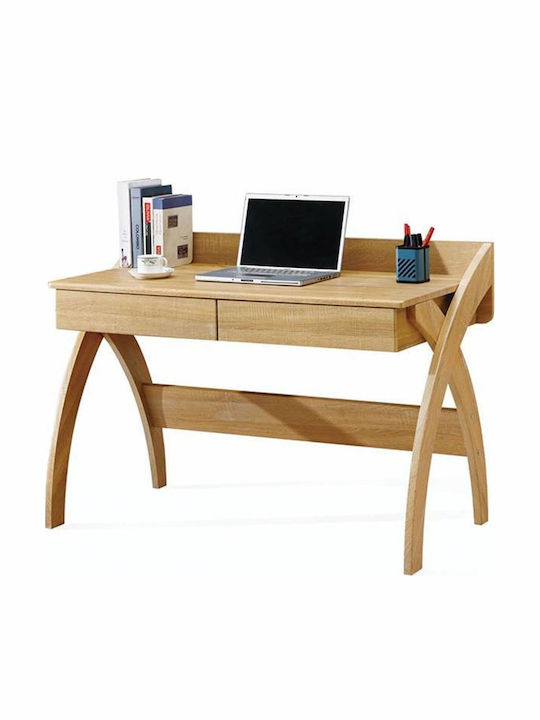 Schreibtisch Holz Braun 120x60x84cm