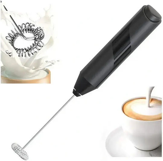 Verk Group Handheld Battery Coffee Frother Brown