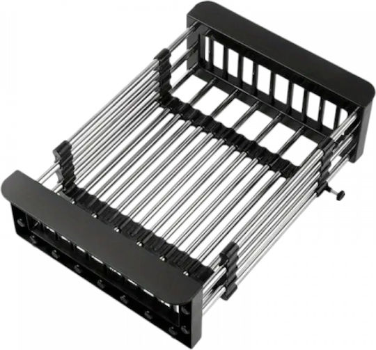 Στραγγιστήρι Γούρνας Inox Ασημί 22.6x9x25cm