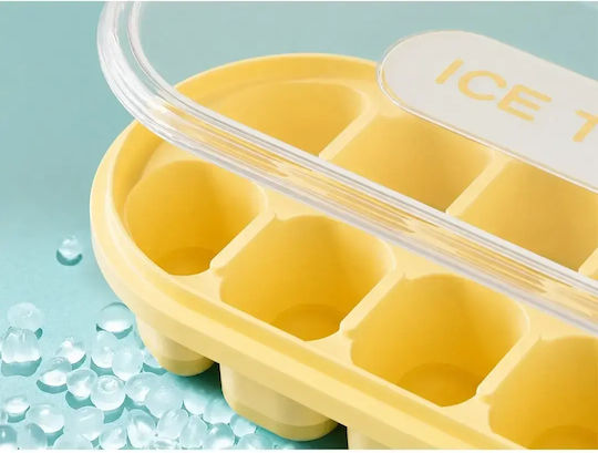 Verk Group Ice Cube Mold Silicone with Lid Green