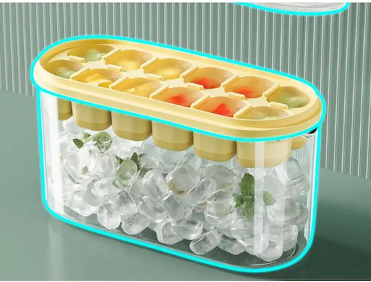 Verk Group Ice Cube Mold Silicone with Lid Green