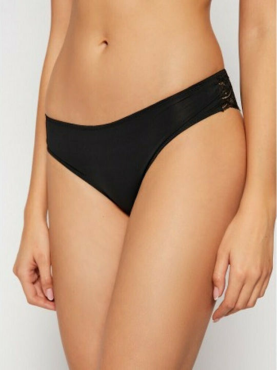 Lovely Micro Women's Brazil with Lace Black