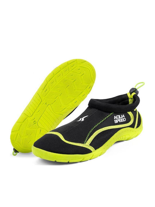 Aqua Speed Дамски Аква Обувки 28a Бързосъхнещи Обувки За Водни Спортове Черно Жълти