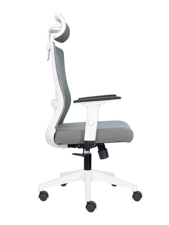 Fylliana Fl8067 Office Chair with Adjustable Arms Grey