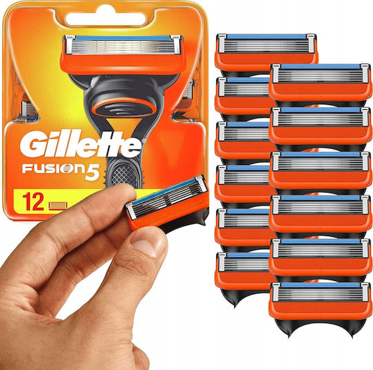 Gillette Ersatzköpfe mit 5 Klingen 12 Stück