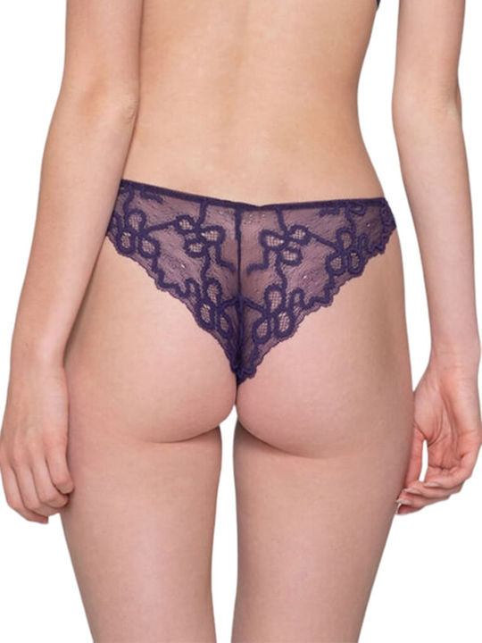 Daisy Damen Brasilien mit Spitze Lila