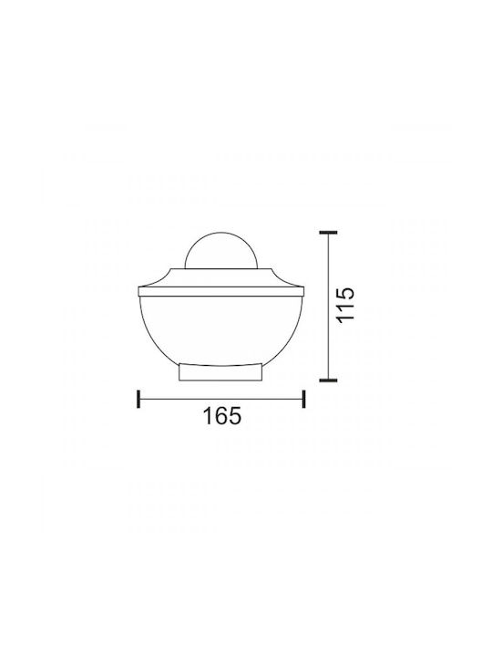 Spot Light Bluetooth/WiFi Lustră Decorativă Lumină de petrecere Negru