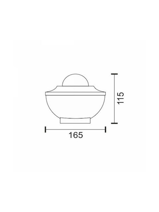 Spot Light Bluetooth/WiFi Lustră Decorativă Lumină de petrecere Negru