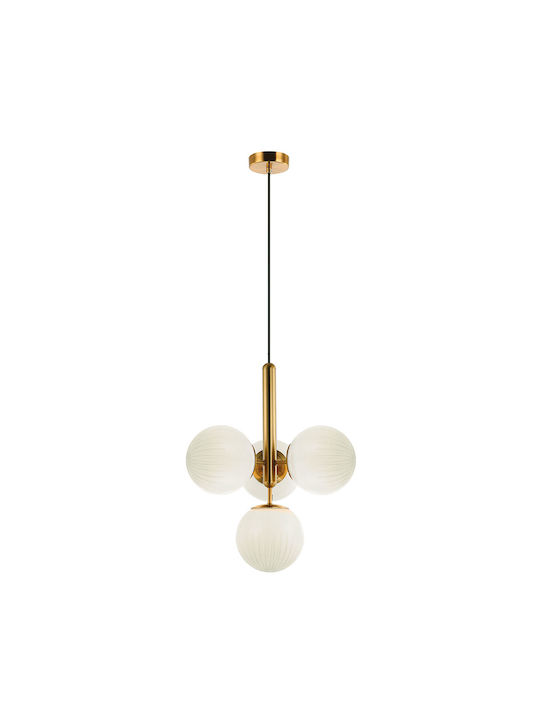 Viokef Decorative Lamp with Socket for Bulb G9 Gold