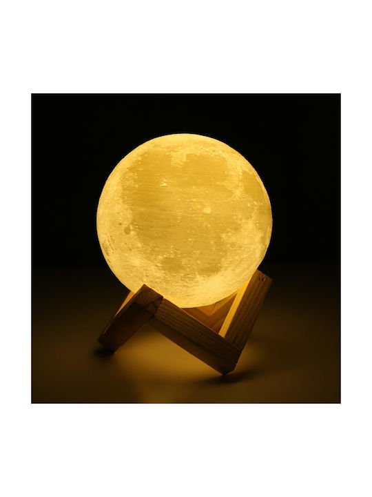 Dekorative Lampe Mondlicht Weiß