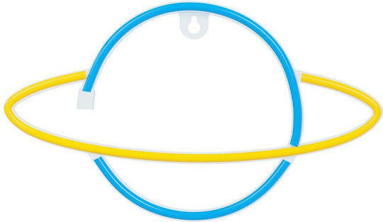 Forever Light Neon Διακοσμητικό Φωτιστικό Saturn LED 30x2x17.5εκ.