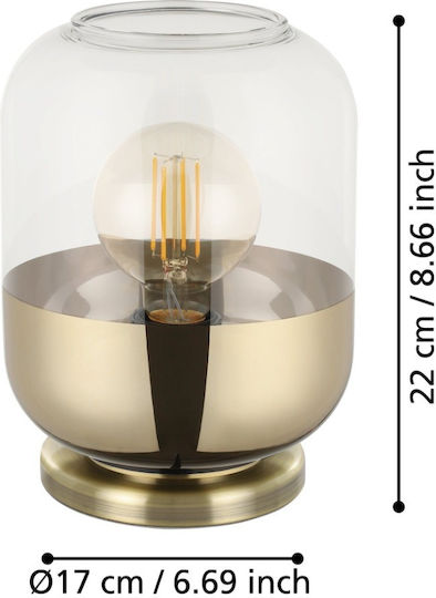Eglo Dekorative Lampe mit Fassung für E27 Lampe Gold