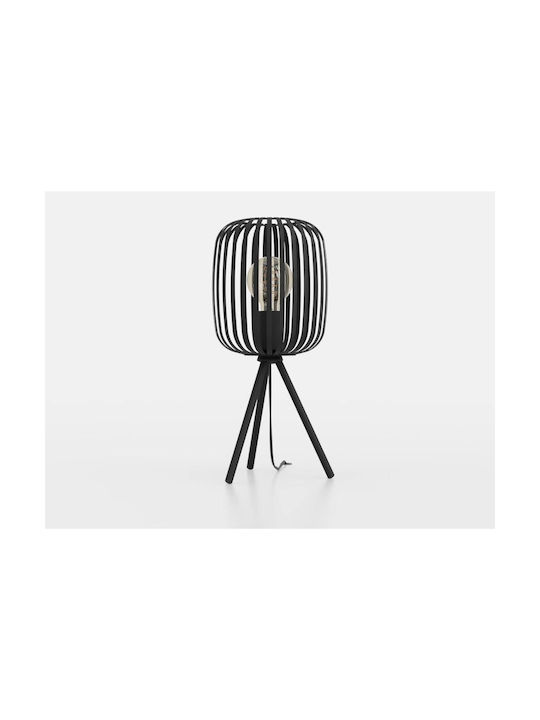 Eglo Romazzina Lustră Decorativă cu Soclu pentru Bec E27 Negru
