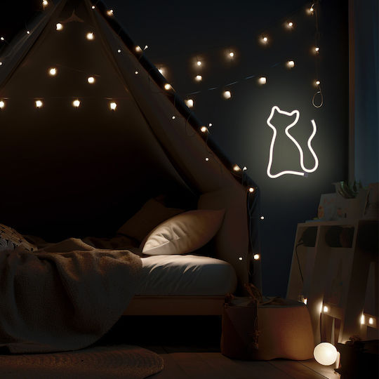 Forever Light Neon Διακοσμητικό Φωτιστικό LED Θερμό Λευκό Φιγούρα 17εκ.