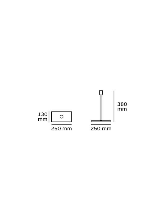 VK Lighting Decorative Lamp with Socket for Bulb E27 Silver