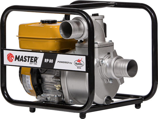Master RP 80 Gasoline Surface Water Pump Centrifugal with Automatic Suction 5.7hp and Robin EX Engine 17