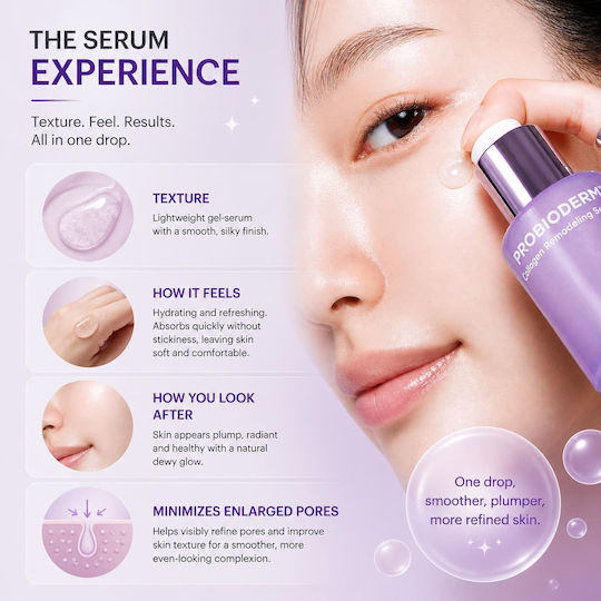 BIOHEAL BOH Probioderm Kollagen Remodeling Serum Gesicht mit Peptide & Kollagen 30ml
