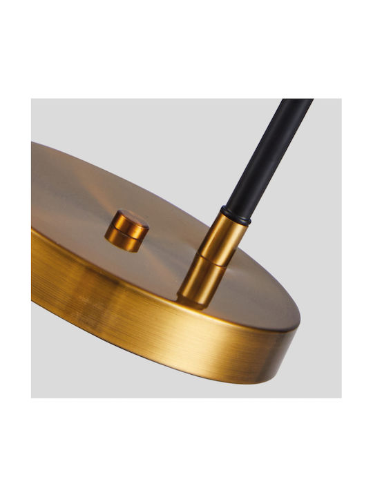 Home Lighting Adept Gold Matt Black Vintage Φωτιστικό Δαπέδου Υ165εκ. Χρυσό Home Lighting Adept Gold Matt Black Vintage Φωτιστικό Δαπέδου Υ165εκ. Χρυσό