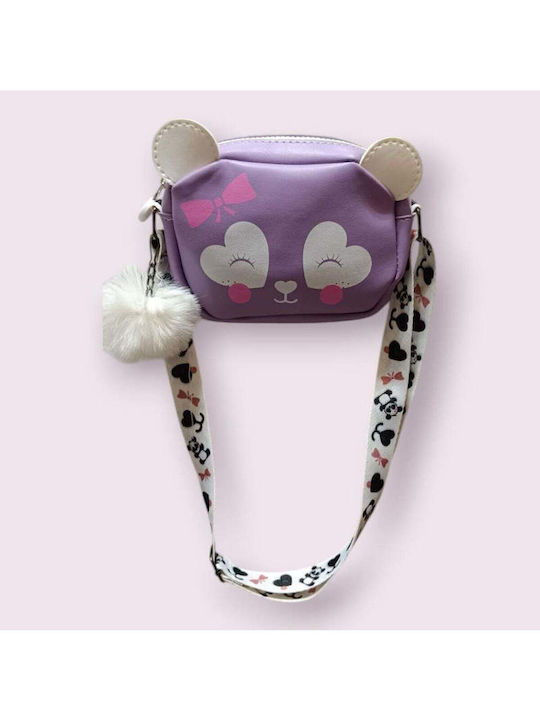 Kinder Tasche Umhängetasche Lila 17x13x5cm
