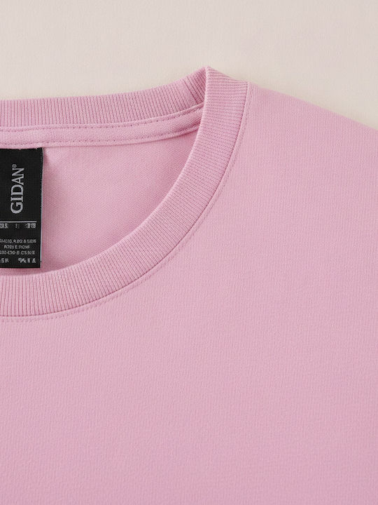 Gildan Männer Werbebekleidung T-Shirt Kurzärmelig Hell Rosa