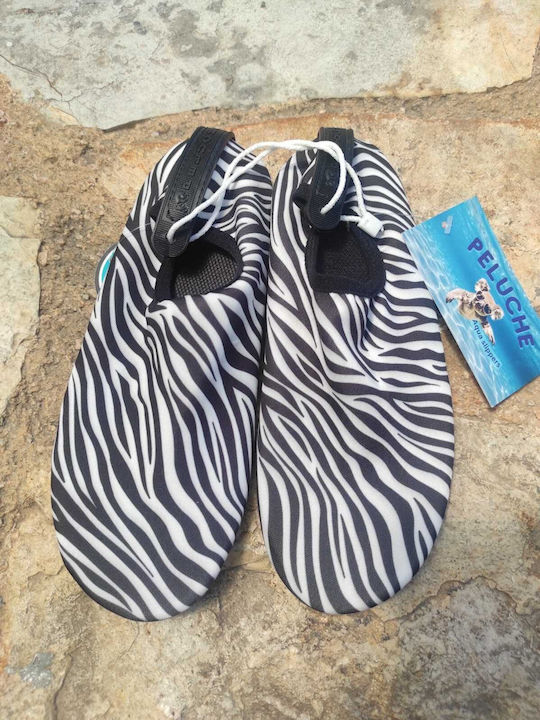 Damen Aqua Slippers – Peluche W Zebra Rote