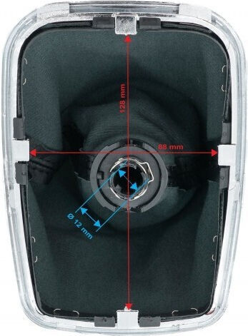 SKV Πόμολο Ταχυτήτων με Φούσκα για Volkswagen Golf / Bora Μαύρο