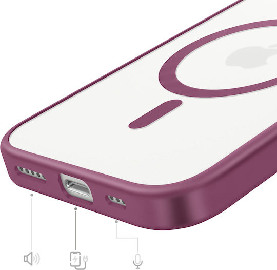Zanaé Magsafe Case Iphone 16e Flexible Contour Raised Camera Purple