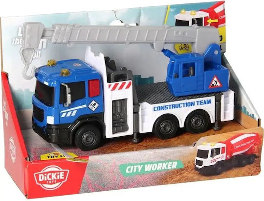 Dickie City Kran Müllcontainer