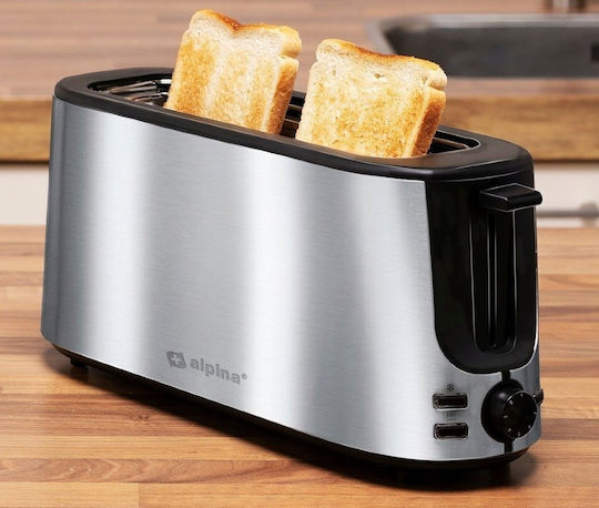 Alpina Appliances Тостер с 2 слота 1000W