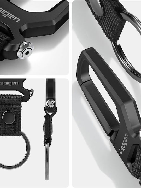 Set de 2 brelocuri carabinieră Spigen Sgp, Negru Ahp08270