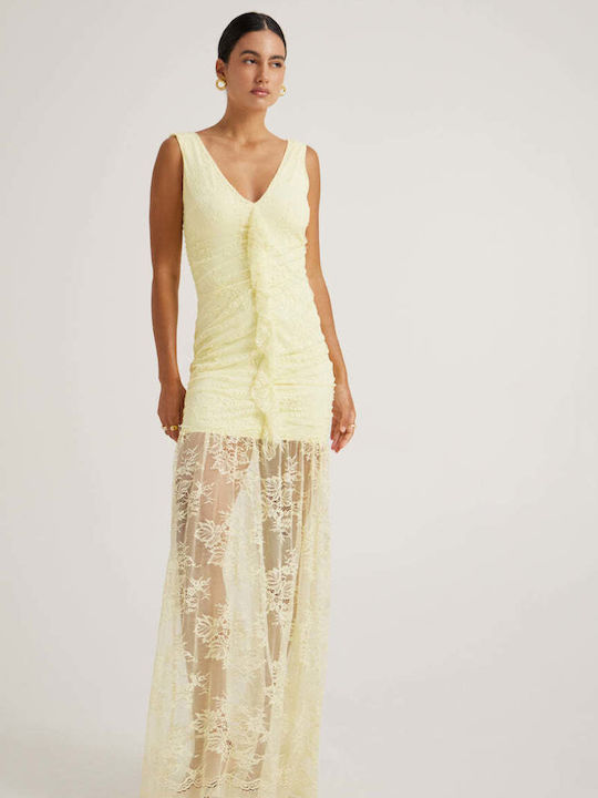 Summer Maxi Dress Yellow