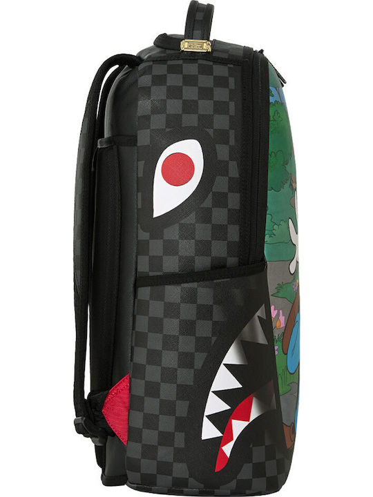 Sprayground Disney Goofy Vorhang Enthüllung Schulranzen Rucksack für Junior High-High School mit Flaschenhalter Mehrfarbige 29 x 15 x 45cm