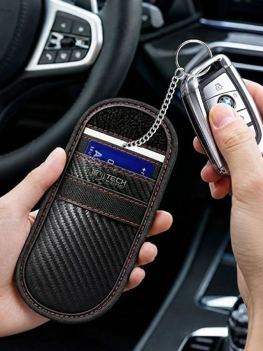 Tech-protect Klr100 Rfid Anti-theft Case Black Red Red