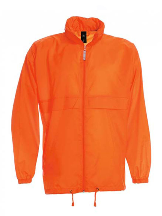 Sirocco Herren Jacken Wasserdicht und Winddicht Orange