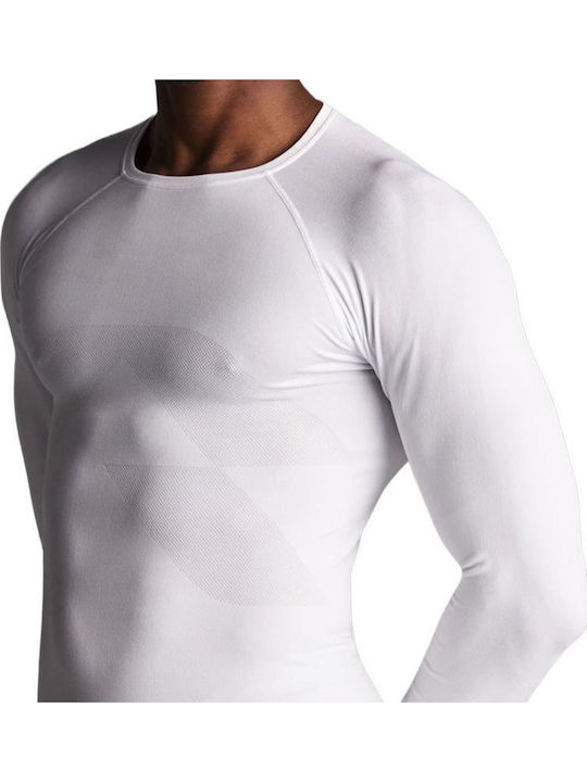 Musai Men's Thermal Long-Sleeved Shirt White